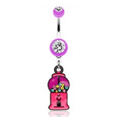 Gumball Candy Machine Belly Button Ring