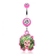 Hot Medusa Belly Button Ring