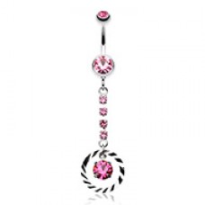 Eternity Gem Sparkle Belly Button Ring