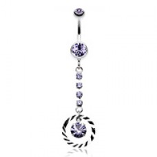 Eternity Gem Sparkle Belly Button Ring