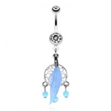Classic Dream Catcher Belly Button Ring