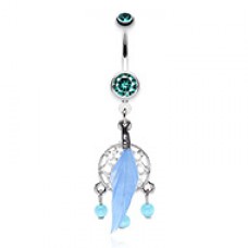 Classic Dream Catcher Belly Button Ring
