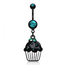Blackline Sweet Cupcake Belly Button Ring