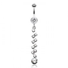 Journey Tier Sparkle Belly Button Ring