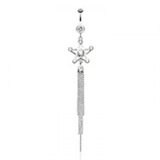 Bright Points Star Belly Button Ring