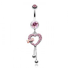 My Dainty Heart Belly Button Ring