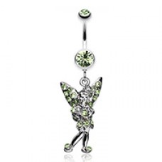Tinker Bell Sparkle Belly Button Ring