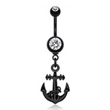 Blackline Classic Anchor Belly Button Ring