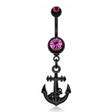 Blackline Classic Anchor Belly Button Ring