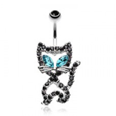 Here Kitty Kitty Belly Button Ring