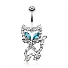 Here Kitty Kitty Belly Button Ring