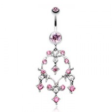 Vintage Sparkle Belly Button Ring