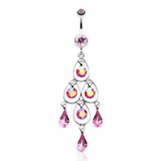 Dazzle Loops Belly Button Ring