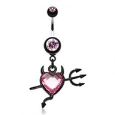 Cruela's Heart Belly Button Ring