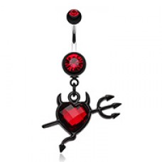 Cruela's Heart Belly Button Ring