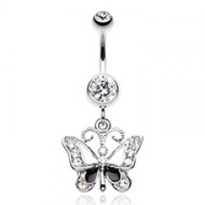 Butterfly Delight Belly Button Ring 