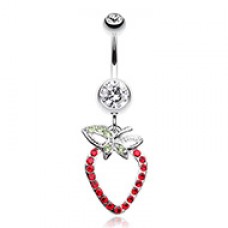 Dazzle Berry Belly Button Ring