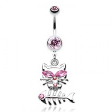 Kitty Devour Belly Button Ring
