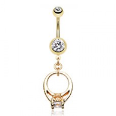 Golden Promise Belly Button Ring