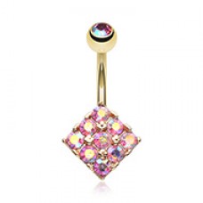 Golden Sparkle Overload Belly Button Ring