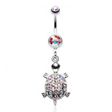 Turtle Dazzle Belly Button Ring