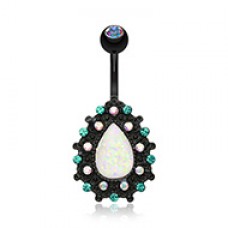 Colorline Eirene Opal Belly Button Ring