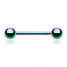 Colorline PVD Basic Steel Nipple Barbell