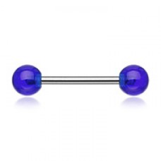 UV Acrylic Basic Nipple Barbell