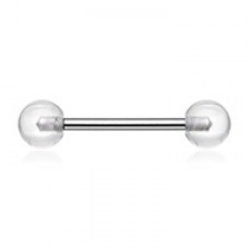 UV Acrylic Basic Nipple Barbell