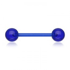UV Acrylic Flexible Shaft Basic Nipple Barbell