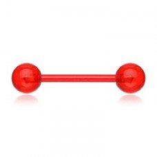 UV Acrylic Flexible Shaft Basic Nipple Barbell