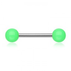 Neon Acrylic Basic Nipple Barbell