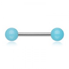 Neon Acrylic Basic Nipple Barbell