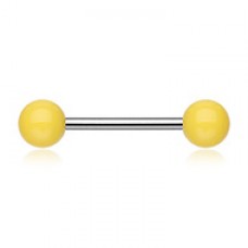 Neon Acrylic Basic Nipple Barbell