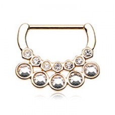 Golden Aureole Gemina Sparkle Nipple Clicker