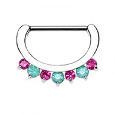 Classic Precious Gem Sparkle Nipple Clicker