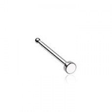 Round Plate Basic Steel Nose Stud Ring
