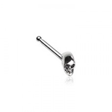 3D Skull Head Nose Stud Ring