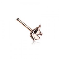 Rose Gold Golden Believe in Unicorns Nose Stud Ring  