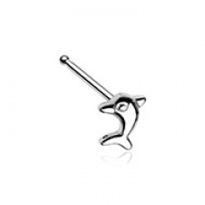 Dolphin Nose Stud Ring