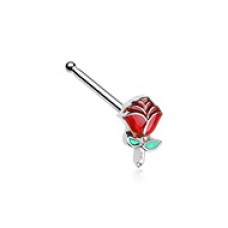 Enchanted Rose Nose Stud Ring