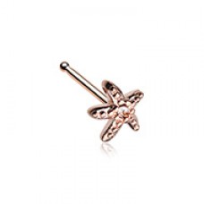 Rose Gold Wish upon a Starfish Nose Stud Ring