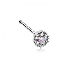 Illuminating Lotus Ornate Nose Stud Ring