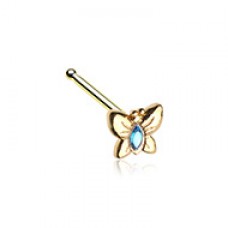 Spread your Wings and Fly Butterfly Nose Stud Ring