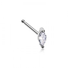 Marquis Prong Set Gem Nose Stud Ring