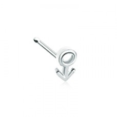 Male Sign Gender Symbol Nose Stud Ring