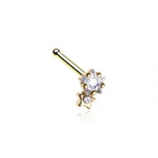 Golden Twinkle Twinkle Little Star Nose Stud Ring