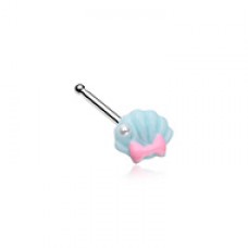 Pastel Kawaii Seashell Nose Stud Ring