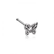 Fluttering Butterfly Nose Stud Ring