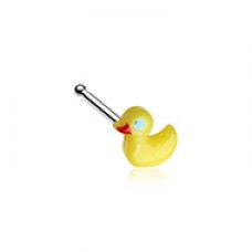 Yellow Rubber Ducky Nose Stud Ring